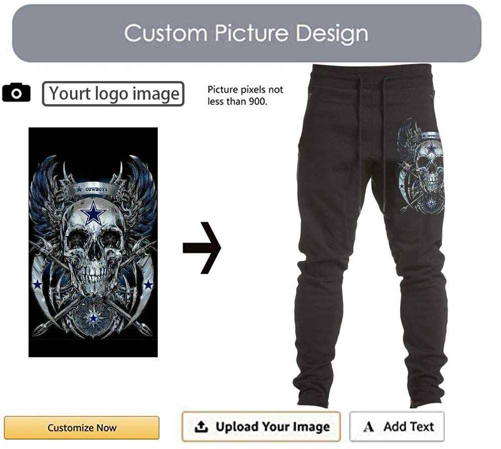 Custom Personalized Men's Jogger Gym Workout Pants - Breathable Comfort for Running, Training & Lounge Wear