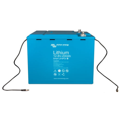 Victron Energy 12.8V 200Ah LiFePO4 Lithium Battery - Smart Bluetooth Monitoring for RVs, Boats & Solar Power Systems