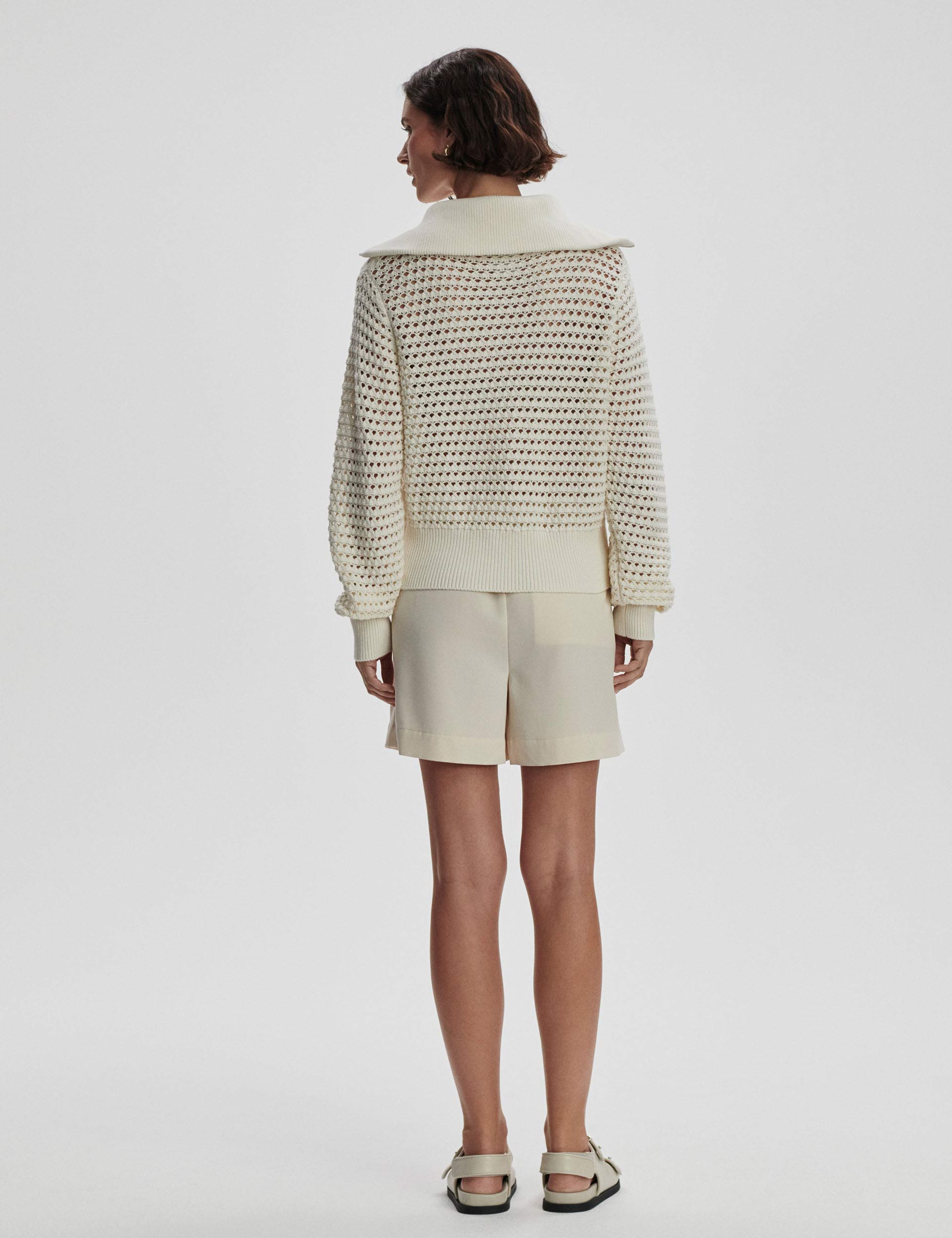 Eloise Zip Through Knit Sweater - Women's Lightweight Pullover Cardigan for Fall & Winter | Perfect for Office, Casual Outfits and Layering