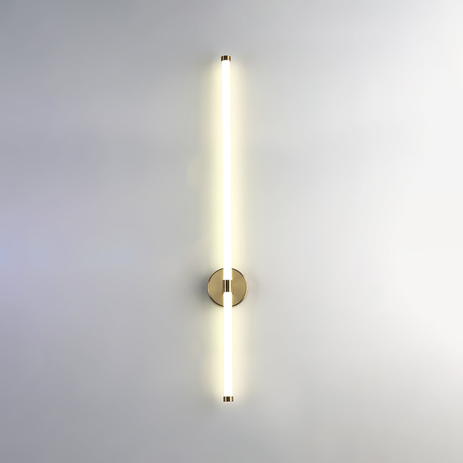 Minimalist Vertical Wall Sconce - Modern LED Wall Light Fixture for Bedroom, Living Room & Hallway - Dimmable Indoor Lighting for Home Decor