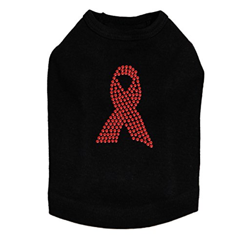 Sparkling Red Rhinestone Dog Shirt - Elegant Pet Apparel for Parties & Special Occasions | Perfect for Birthdays, Weddings & Photo Shoots