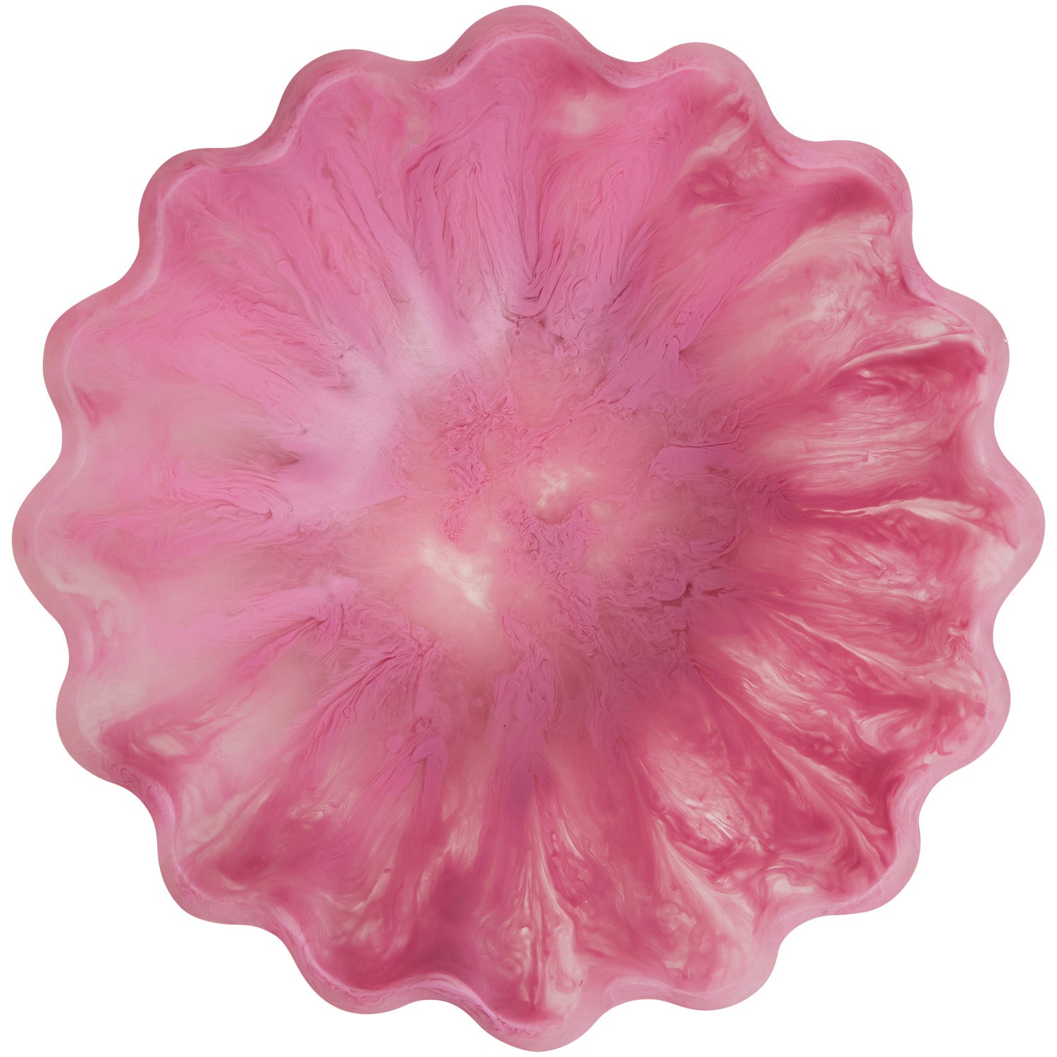 Venus Bowl - Premium Ceramic Serving Bowl in Fuchsia Pink - Perfect for Salads, Pasta, and Party Dishes