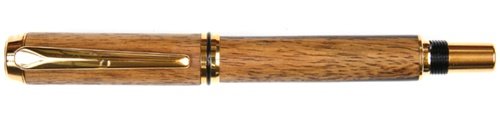 Lanier Pens Baron Rollerball Pen - Tennessee Gold Finish with Two-Tone Blackwood Barrel - Premium Writing Instrument for Business Professionals & Gift Giving