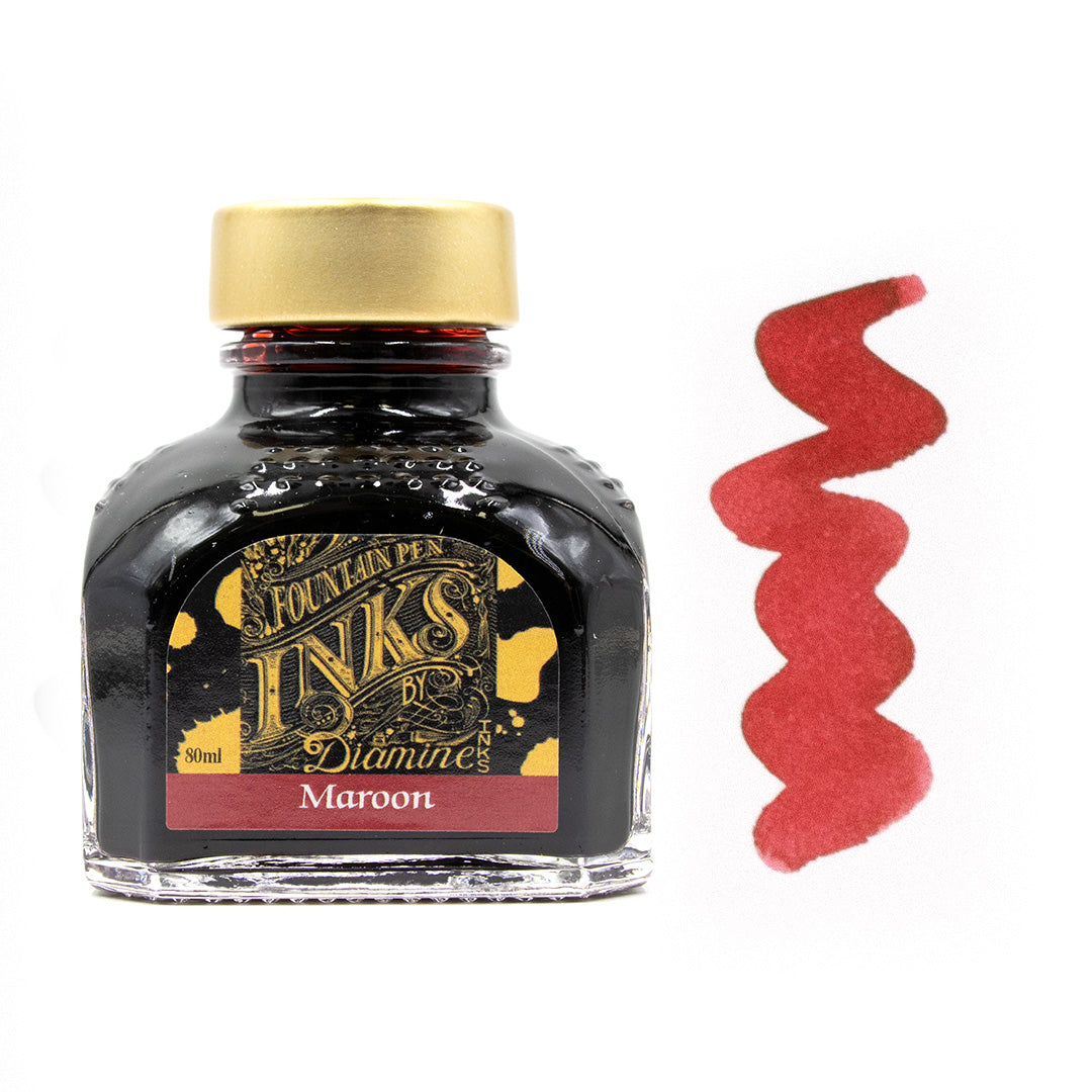 Premium Diamine Ink Bottle 80ml - Vibrant Fountain Pen Ink for Calligraphy, Journaling & Artistic Writing - Smooth Flow & Rich Colors