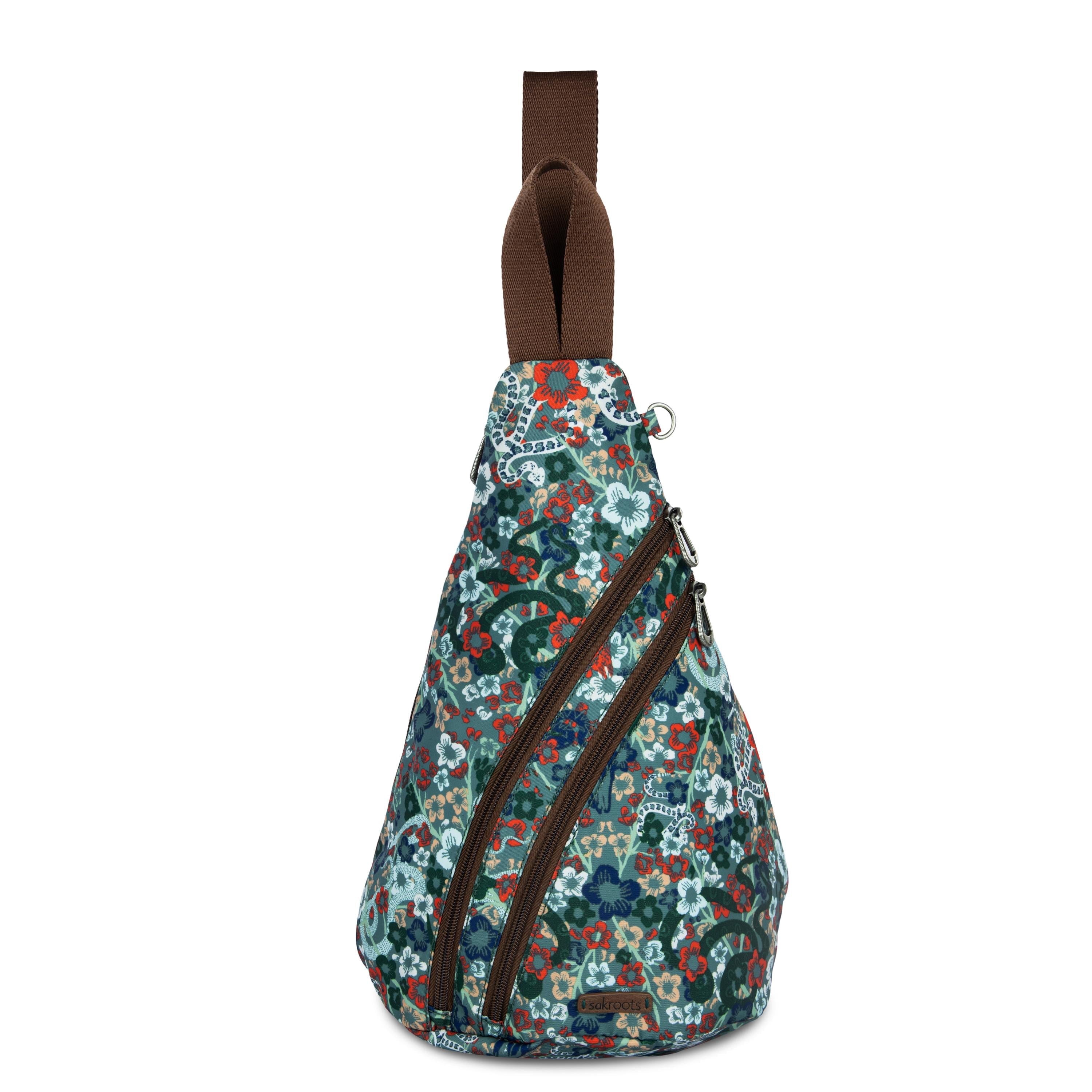 On The Go Sling Backpack - Lightweight Crossbody Bag for Men & Women - Perfect for Travel, Hiking, Commuting & Everyday Use