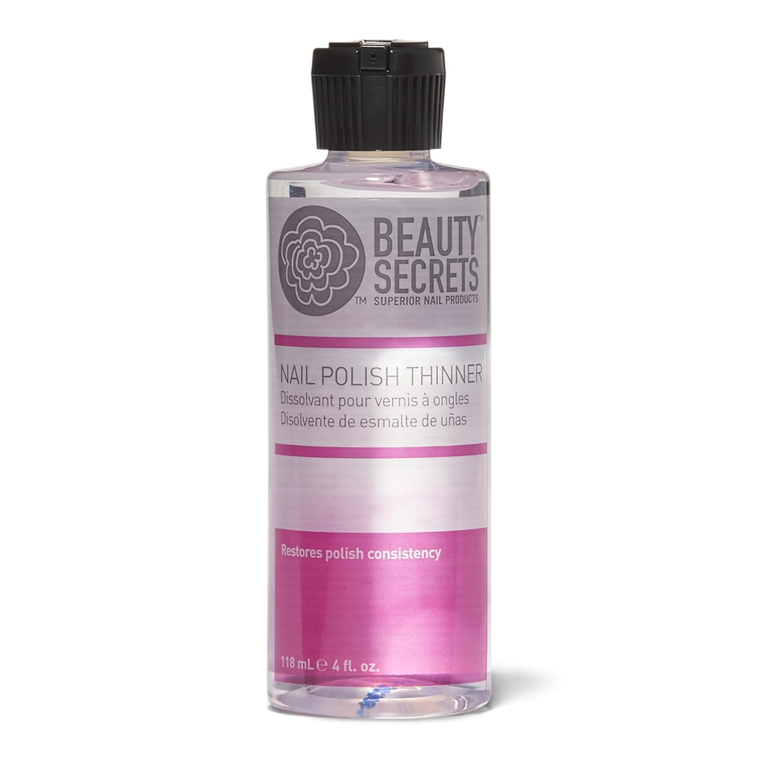 Beauty Secrets Nail Polish Thinner - Restores & Extends Nail Polish Life | Perfect for Salons & DIY Manicures at Home