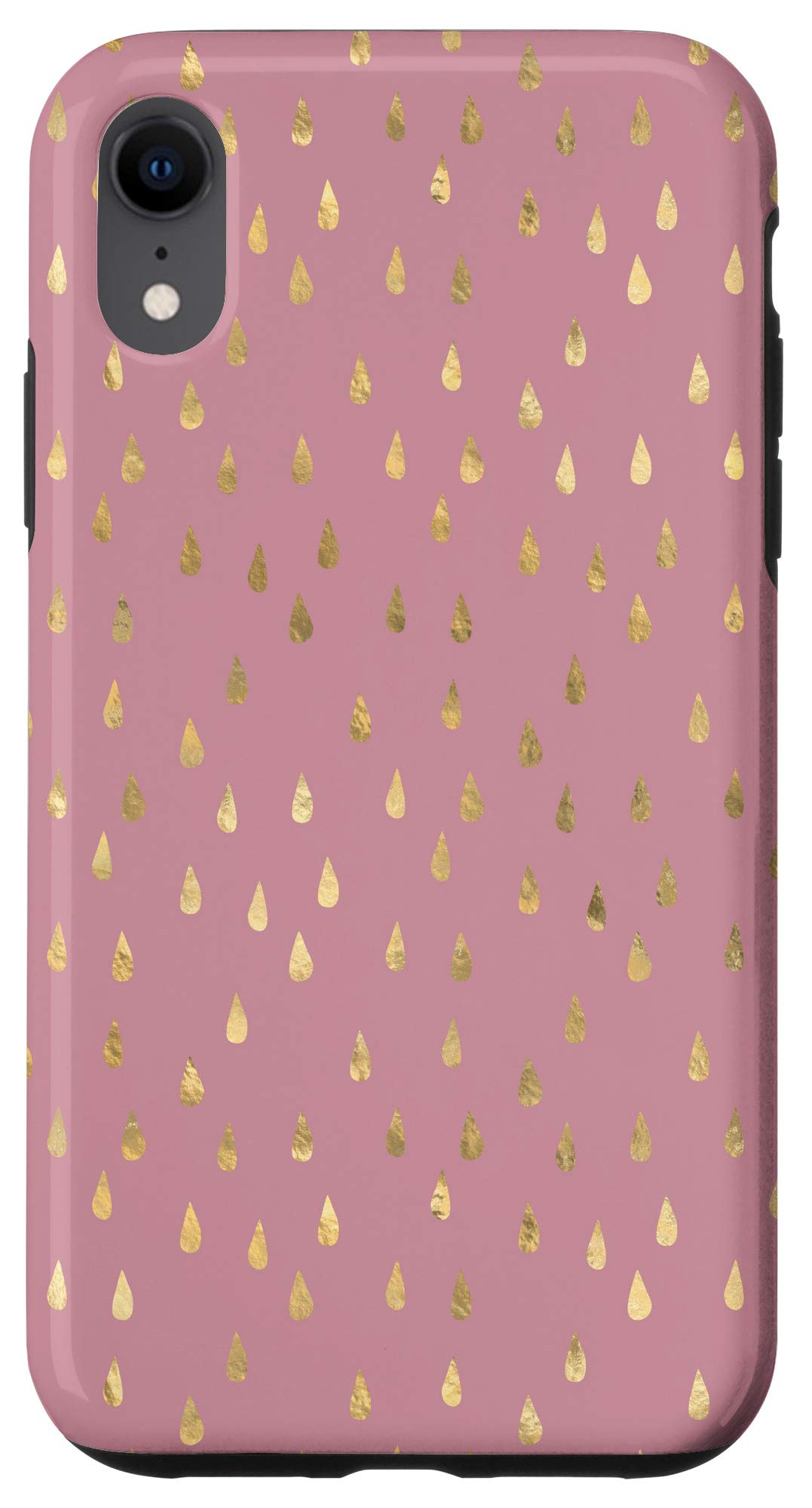 iPhone XR Pink Raindrops Case - Shockproof & Slim Protective Cover for iPhone XR - Perfect for Everyday Use, Travel & Outdoor Activities