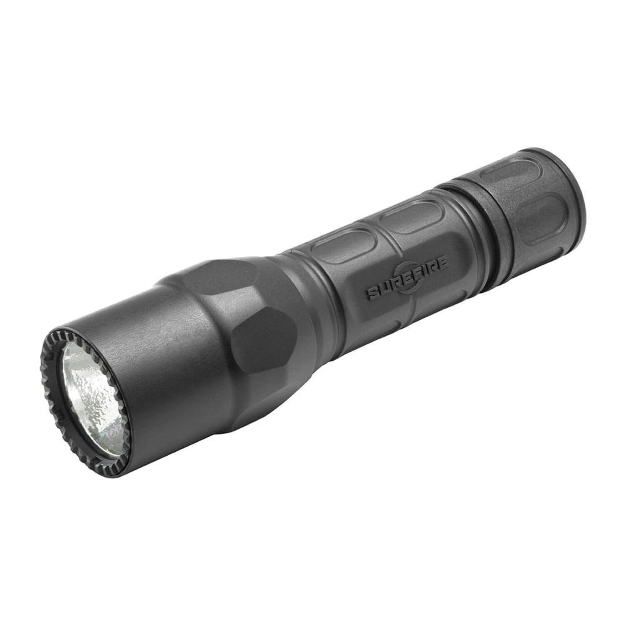 SureFire G2x Pro Tactical Flashlight - 600 Lumens, Dual-Output LED, Black - Perfect for Camping, Hiking & Emergency Preparedness