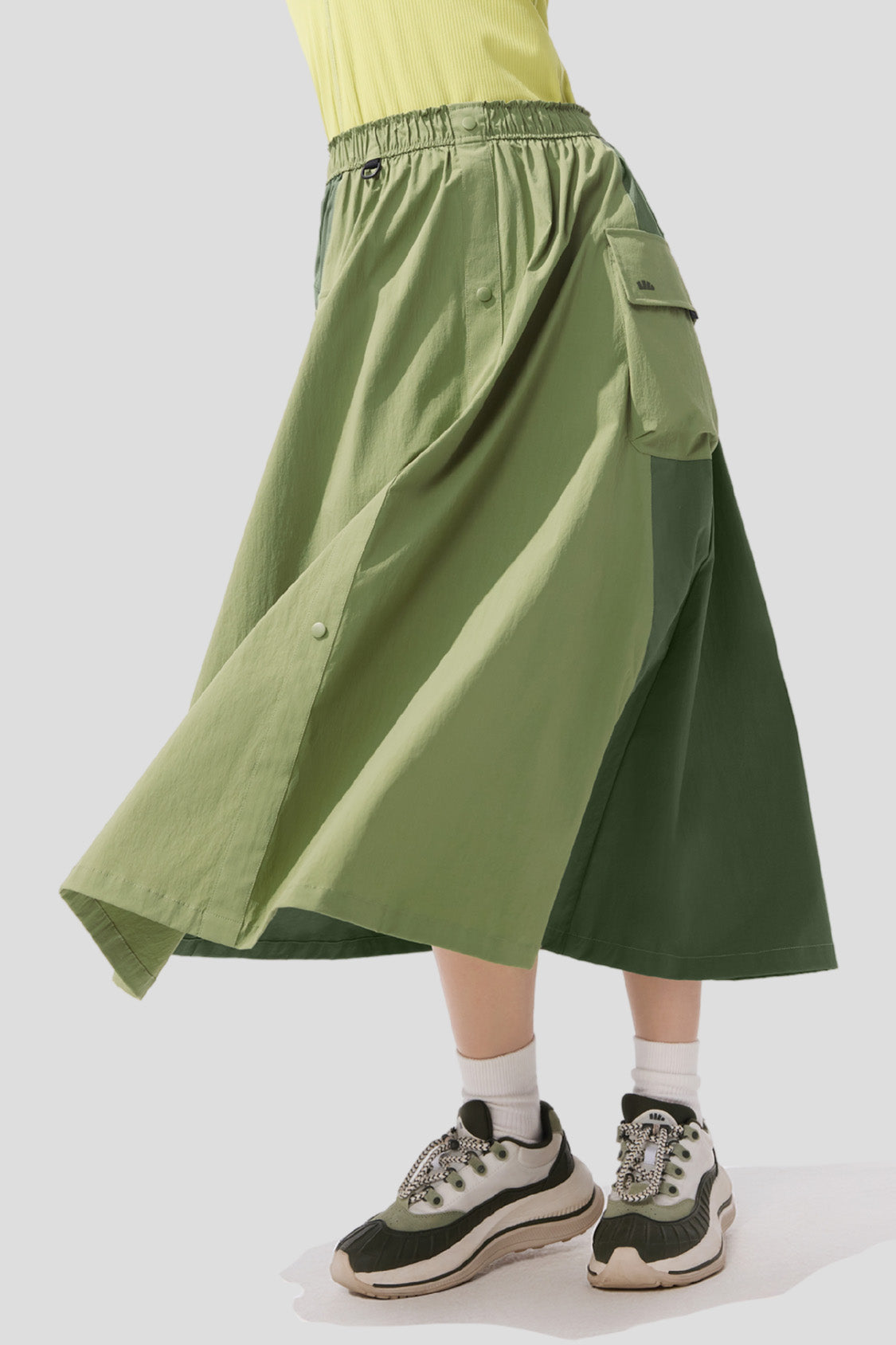 Explorer Women's Water Resistant UPF50+ Parachute Skirt - Outdoor Hiking, Travel & Adventure Wear for Active Lifestyles