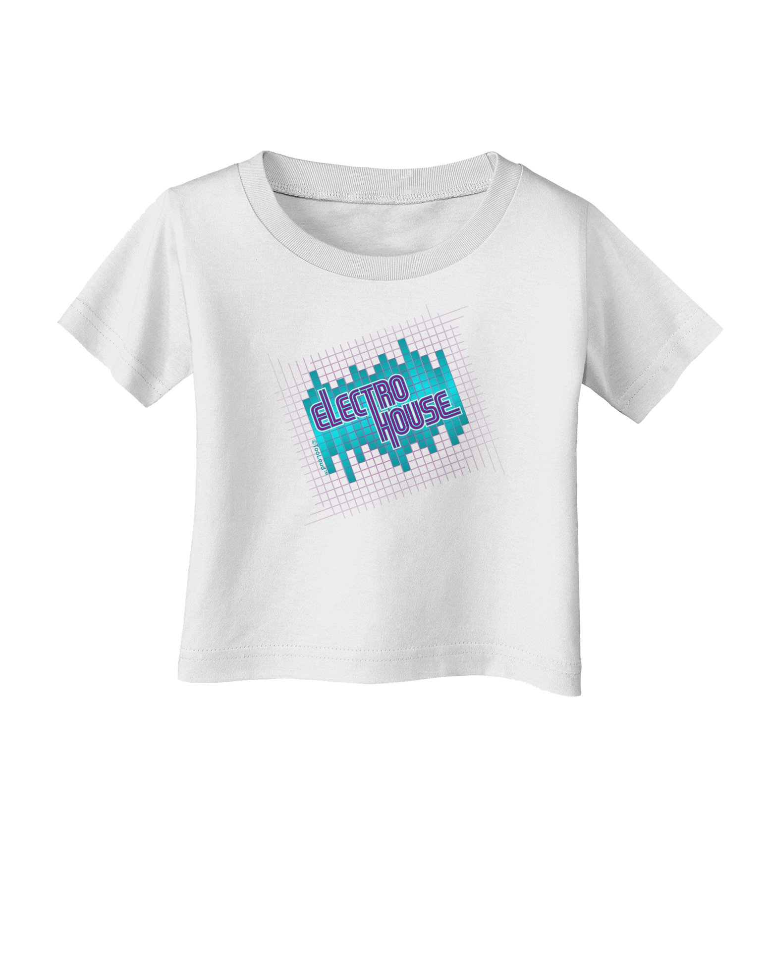 Electro House Equalizer Graphic Baby T-Shirt - Music Festival Outfit for Infants & Toddlers - Soft Cotton Band Tee for Concerts & Daily Wear