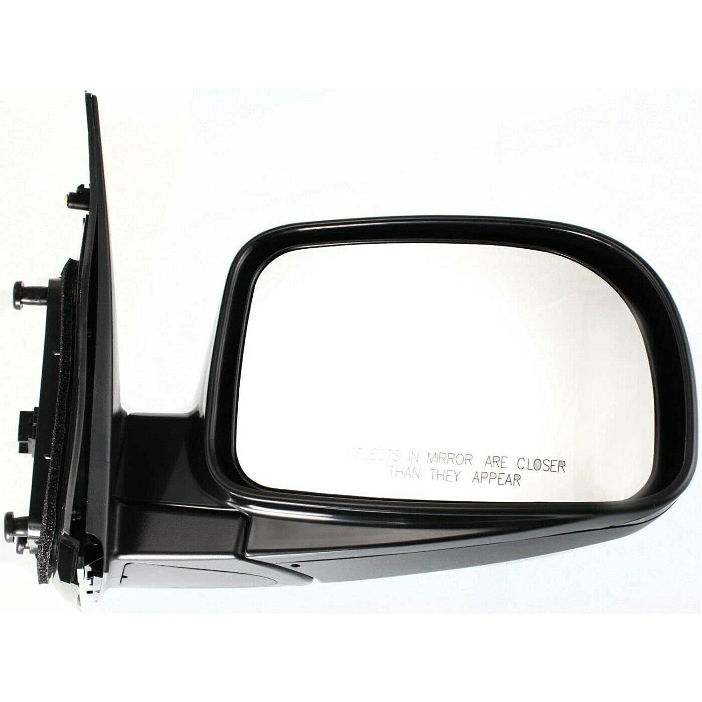 HuaZo Automotive Towing Mirrors - Passenger Side Power Mirror Black for 2007-2012 Hyundai Santa Fe SUV (876200W000, HY1321156) - Perfect for Enhanced Visibility and Safe Towing