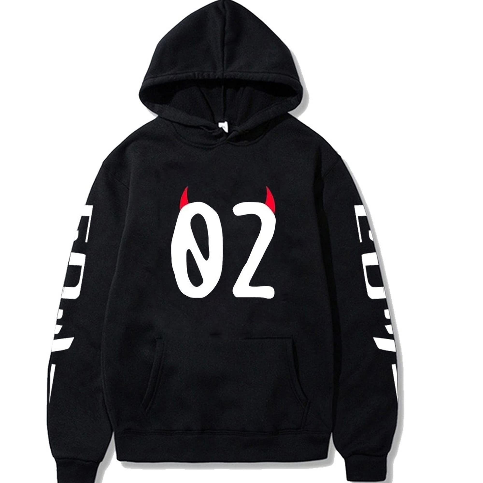 DARLING in the FRANXX Anime Hoodie - ZERO TWO 02 Character Pullover Sweatshirt for Men & Women | Unisex Long Sleeve Casual Wear | Perfect for Cosplay, Anime Conventions & Streetwear Fashion
