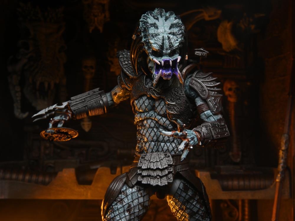 Predator 2 Ultimate Warrior Predator Action Figure - Collectible Movie Character Model for Display & Cosplay