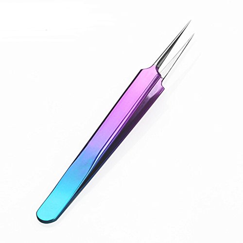 Stainless Steel Blackhead Remover Tool - Acne Needle Tweezers for Face Care, Multi-Purpose Extractor & Eyelash Extension Applicator - Perfect for Skincare Routine & Professional Beauty Salon Use