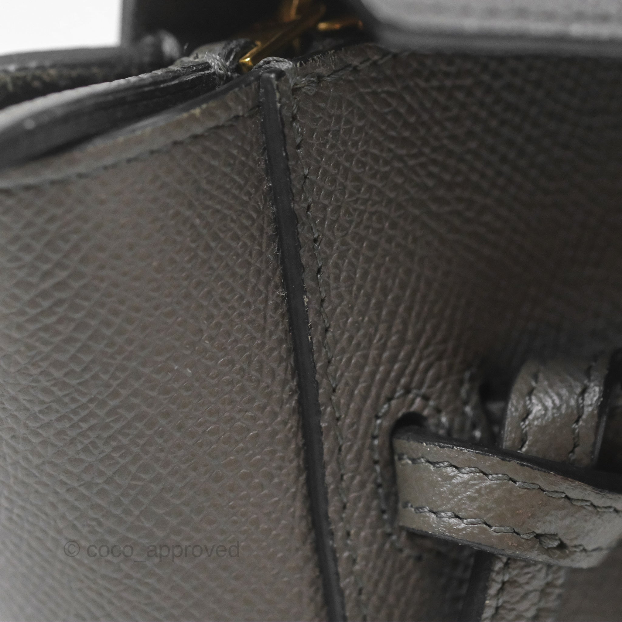 Celine Pico Belt Bag in Grey Grained Calfskin with Gold Hardware - Luxury Crossbody Bag for Women, Perfect for Everyday Use & Special Occasions