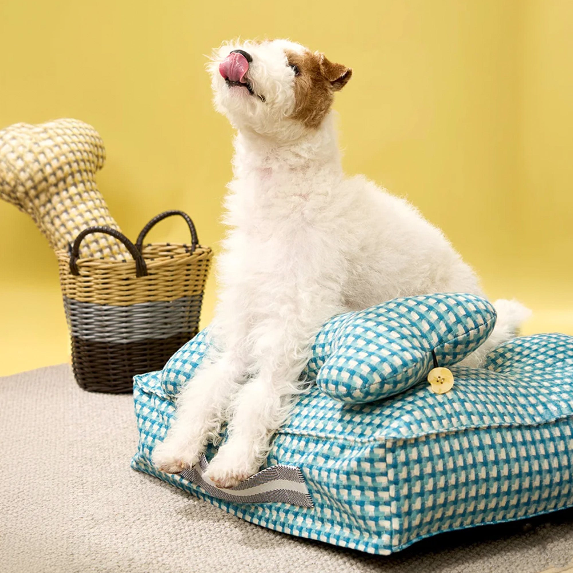 Waffle Shape Sweet Dreams Calming Dog Bed - Orthopedic Support for Small Medium Large Dogs - Perfect for Anxiety Relief & Cozy Sleeping - Home, Crate & Travel Use