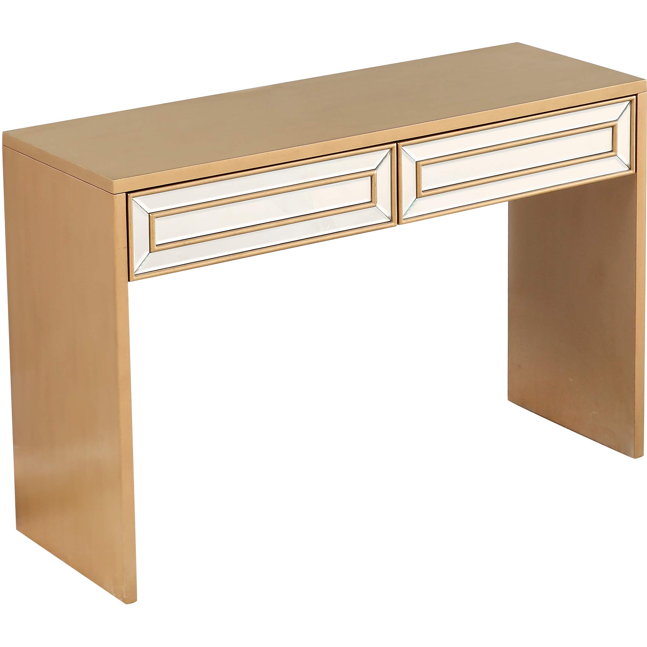 Camden Isle Virginia Console Table with 2 Mirrored Drawers - Elegant Entryway Furniture for Hallway, Living Room & Bedroom Decor