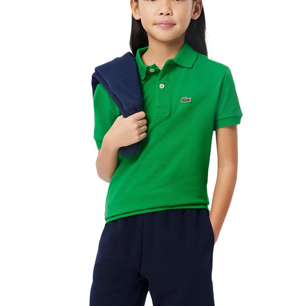 Boys' Regular Fit Petit Pique Tennis Polo Shirt - Breathable Cotton for Sports & Casual Wear