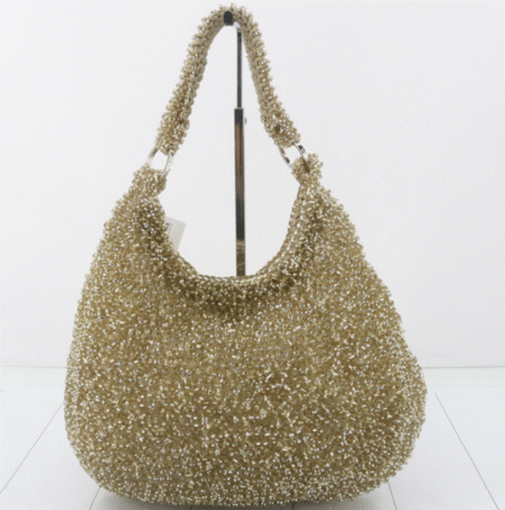 Anterprima Gold Mesh Tote Bag for Women - Stylish & Durable Handbag for Work, Shopping & Travel