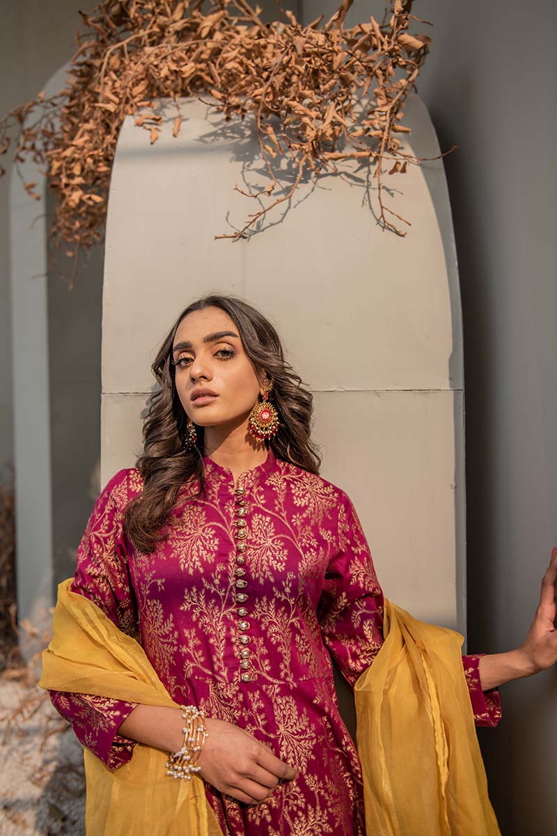 GUL AFSHAN B 3PC Set - Elegant Floral Printed Dress for Women | Perfect for Parties, Weddings & Special Occasions