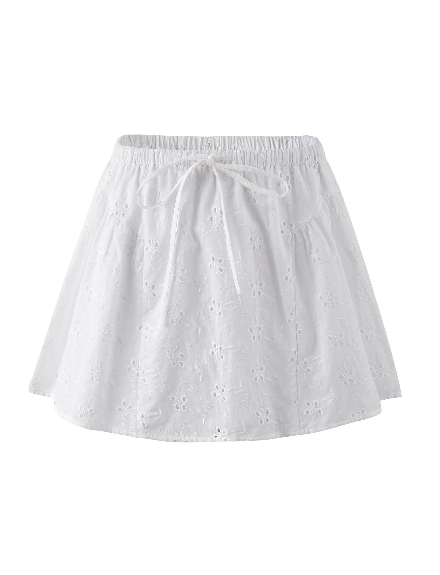 Kayleigh Skirt - Women's Elegant White Midi Skirt for Casual & Office Wear | Perfect for Spring & Summer Outfits