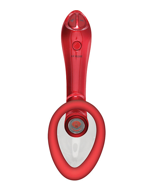 Bloom Intimate Body Pump Vibrating Rechargeable Interchangeable Set - Limited Edition (4 Piece) in Red | Sensual Enhancement for Couples & Solo Play | Perfect for Romantic Nights & Self-Care Moments