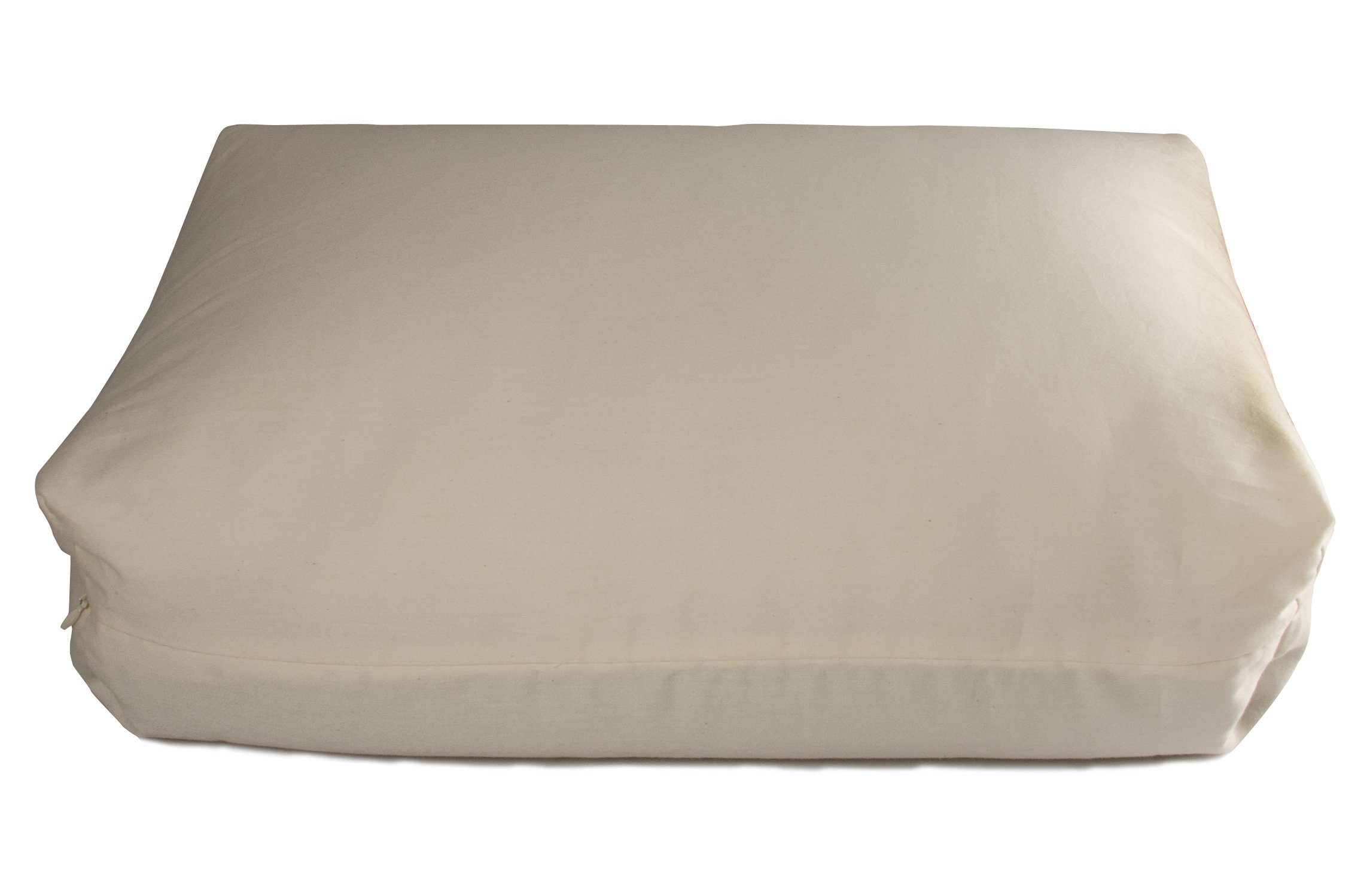 Organic Buckwheat Hull & Natural Wool Rejuvenation Pillow for Neck Pain Relief - Perfect for Side Sleepers, Back Pain Sufferers & Stress Relief at Home or Office