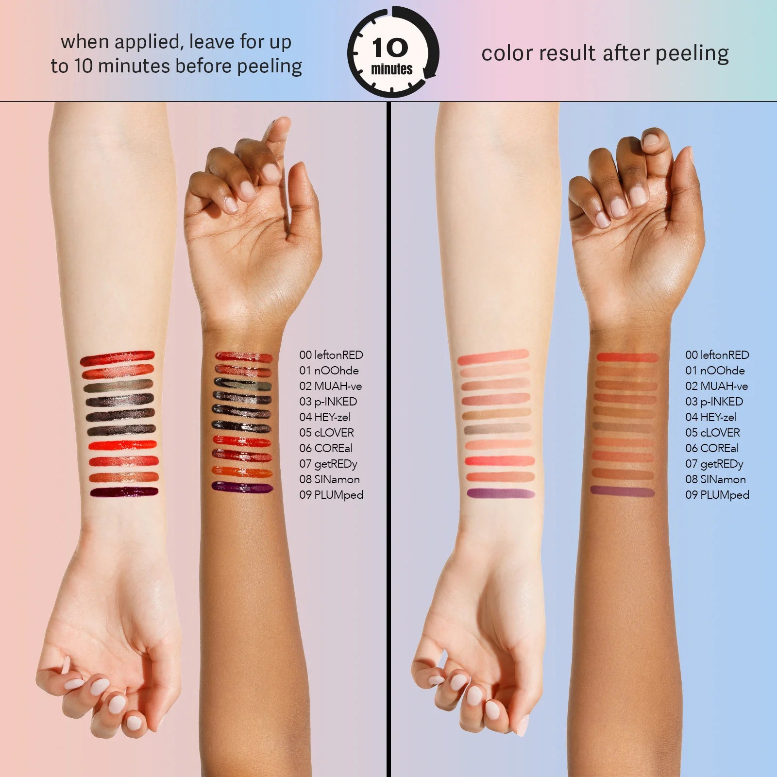 STAY N Peel Off Lip Liner Stain - Long Lasting Waterproof Lip Tint | SACHEU | Perfect for Everyday Wear, Parties & Special Occasions