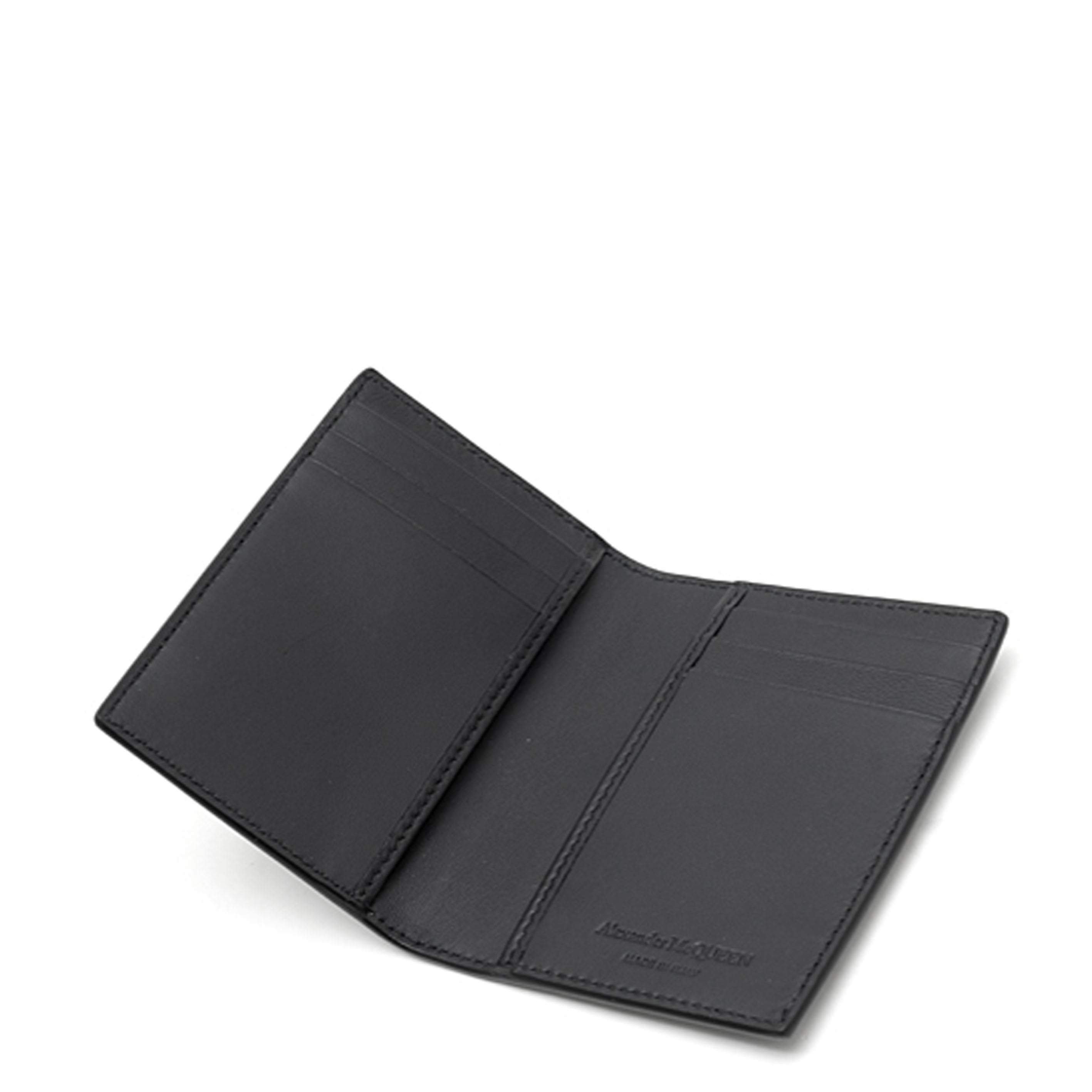 Premium Black Leather Pocket Organizer for Men - Slim Wallet with RFID Protection - Perfect for Travel, Business & Everyday Use