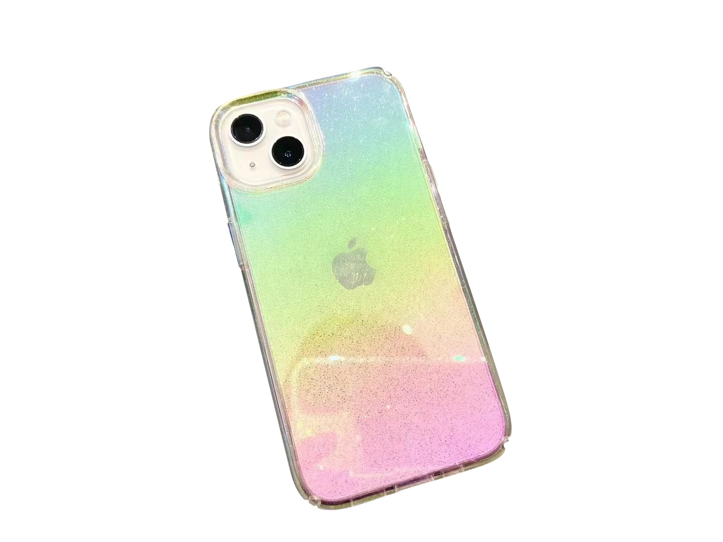 Blingy's iPhone 15 Pro Max Case 6.7 Inch - Fashion Reflective Sparkle Glitter Clear Phone Cover with Shockproof TPU+PC Protection (Rainbow Glitter) | Perfect for Night Out, Parties & Everyday Glam Style