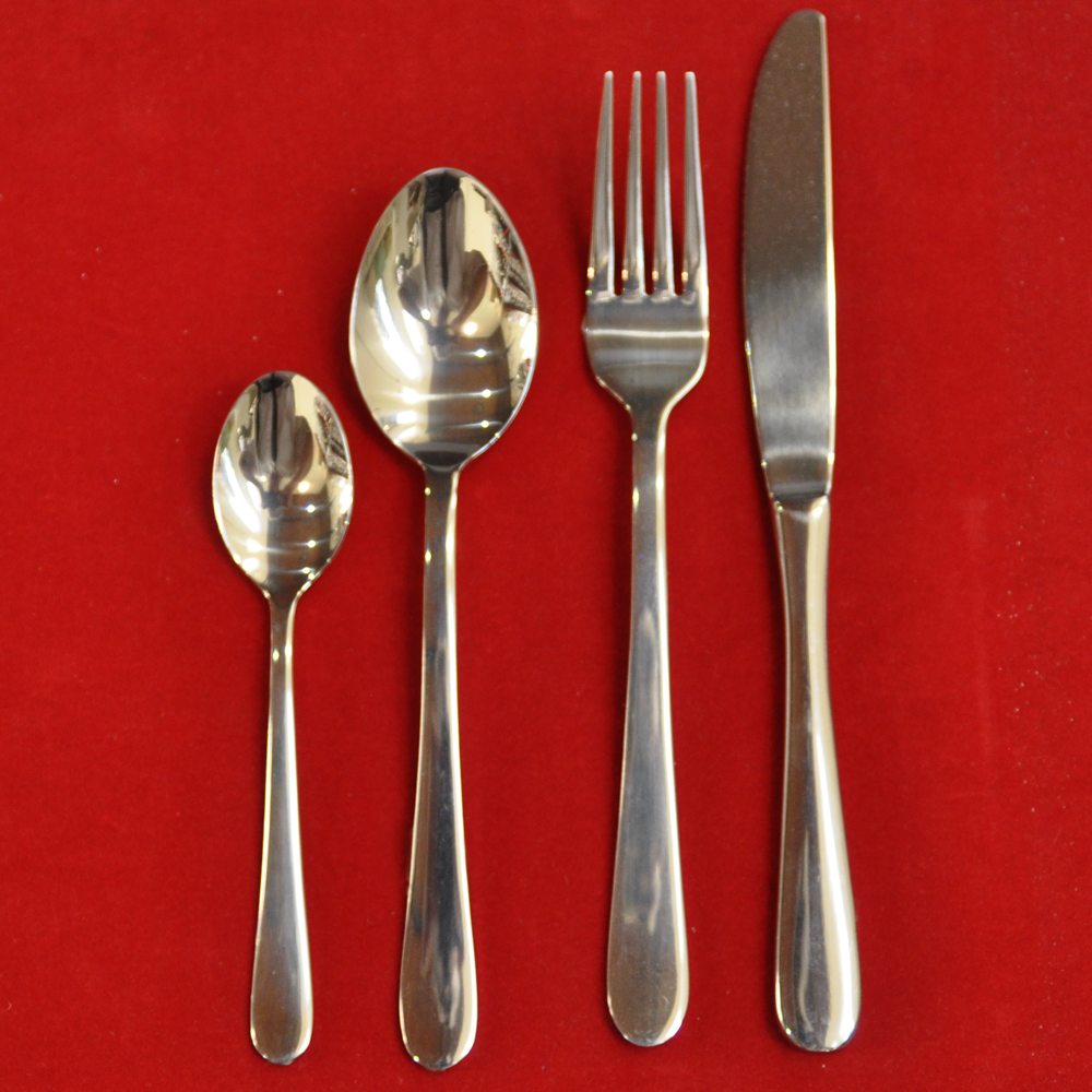 Luxor Premium Stainless Steel Cutlery Set - 18-Piece Knife Fork Spoon Set for Dining, Kitchen & Entertaining - Dishwasher Safe Silverware for Home, Restaurant & Wedding Use