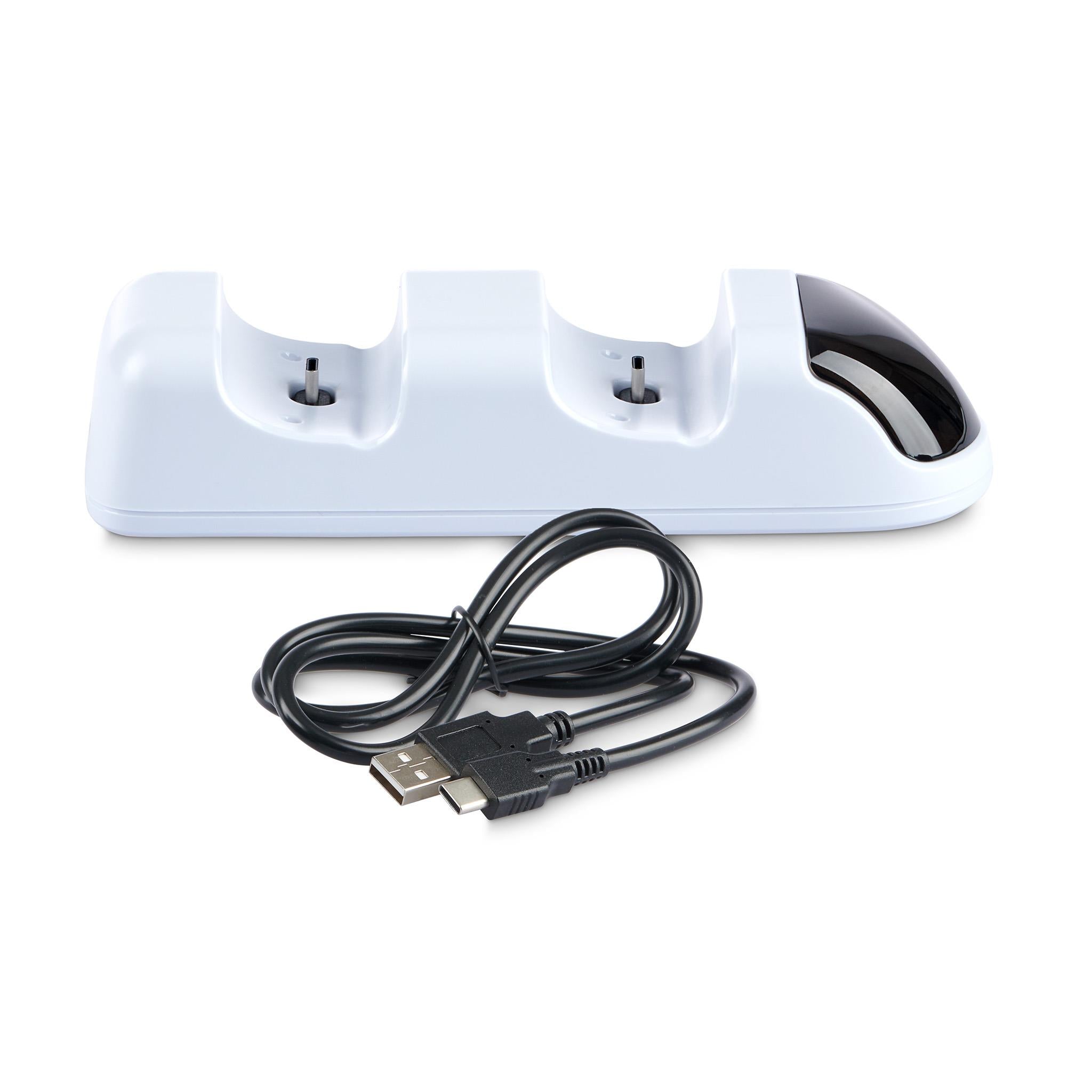 3rd Earth Dual Controller Charger for PlayStation 5™ - Fast Charging Dock Station with LED Indicators - Perfect for Gaming Enthusiasts & Multiplayer Sessions