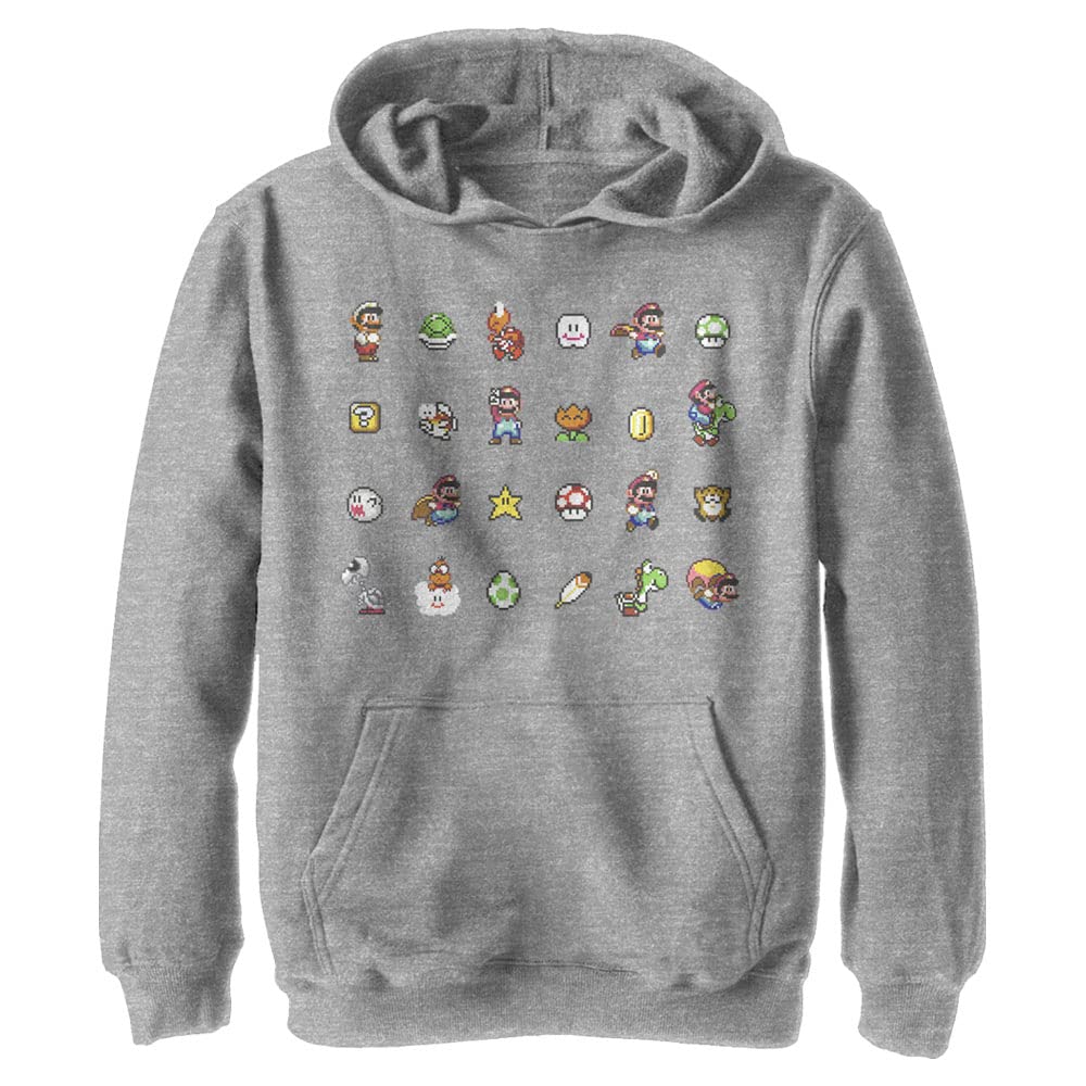 Nintendo Kids Power 2 Change Youth Pullover Hoodie - Soft Cotton Hooded Sweatshirt for Boys & Girls | Perfect for Gaming, School & Outdoor Activities