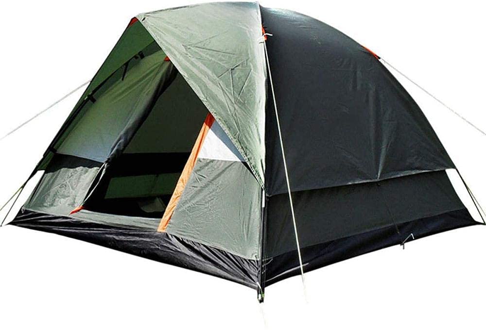 ROM Pop-Up Tent Windproof & Waterproof 4 Season Camping Tent - Dual Layer UV Protection for 3-4 People - Perfect for Fishing, Beach, Hiking & Outdoor Adventures