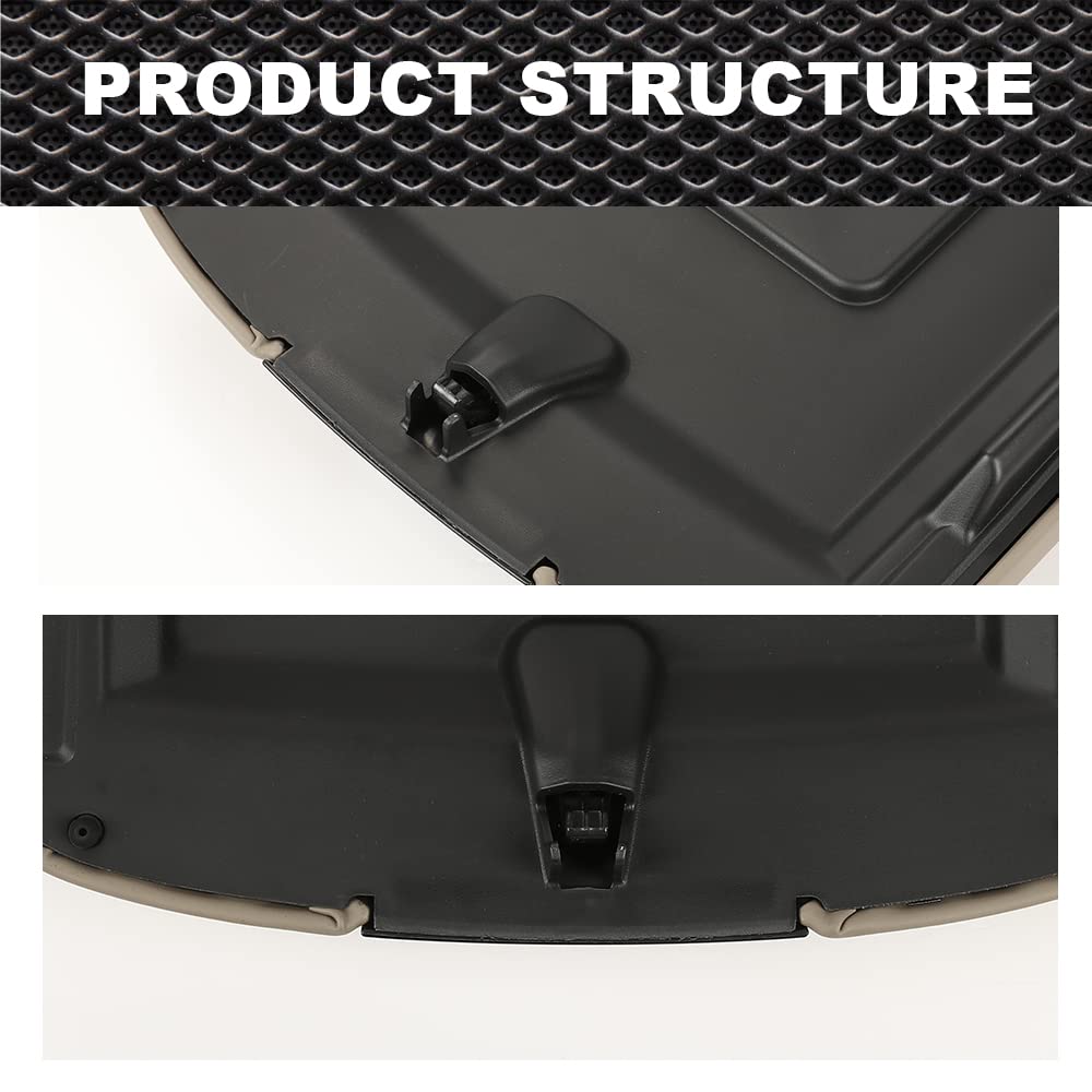 Wireless Charging Center Console Armrest Cover Compatible with 2015-2019 Chevy Tahoe Suburban & GMC Yukon XL - Premium PU Leather Brown - Perfect for Road Trips & Daily Commute
