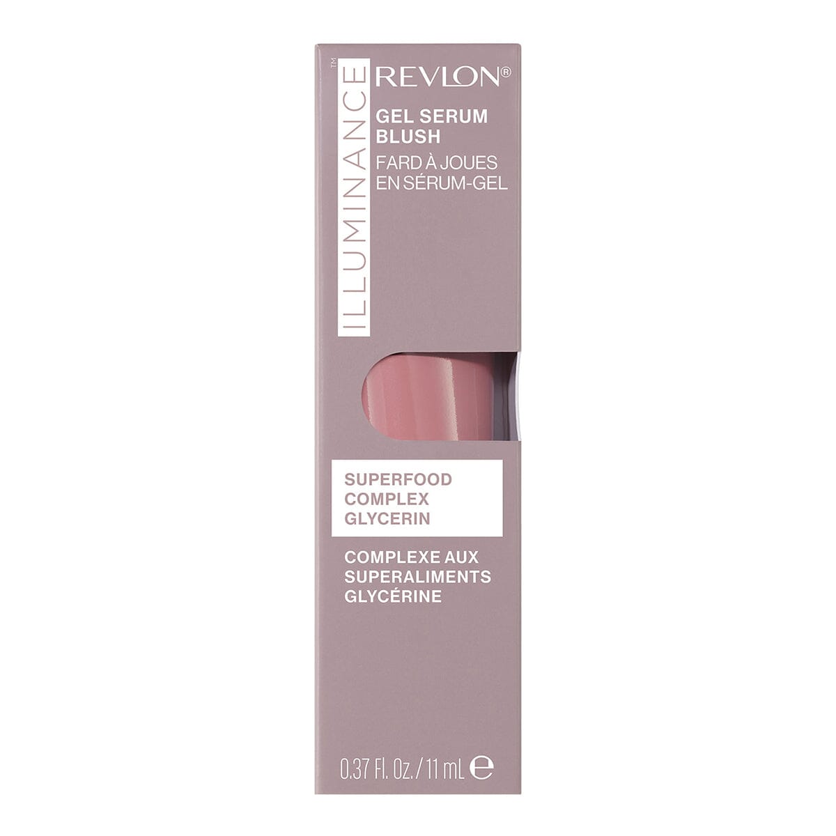 Revlon Illuminance Gel Serum Blush - Enchanting Mauve Tint, Long-Lasting & Buildable Cheek Color for a Natural Glow | Perfect for Day & Night Makeup Looks