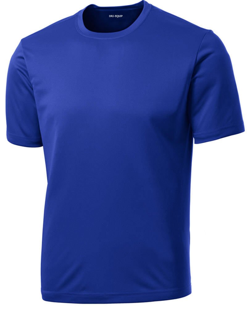 DRIEQUIP Men's Big & Tall Short Sleeve Moisture Wicking Athletic T-Shirts - Breathable Quick Dry Workout Tees for Gym, Running & Outdoor Sports