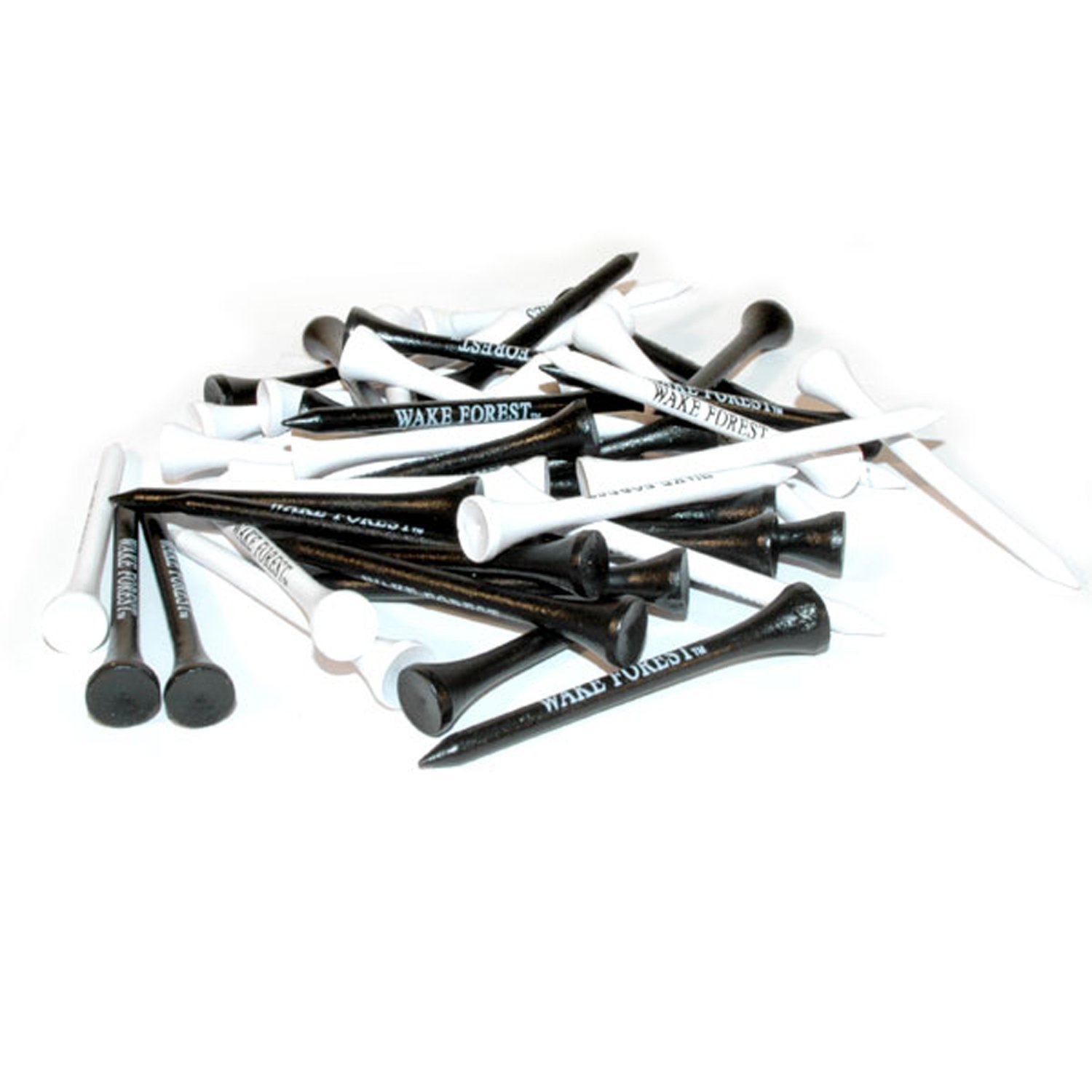 NCAA Team Golf Tees - Pack of 50 Premium Wooden Golf Tees for Men & Women - Perfect for Driving Range, Tournament Play & Practice Sessions