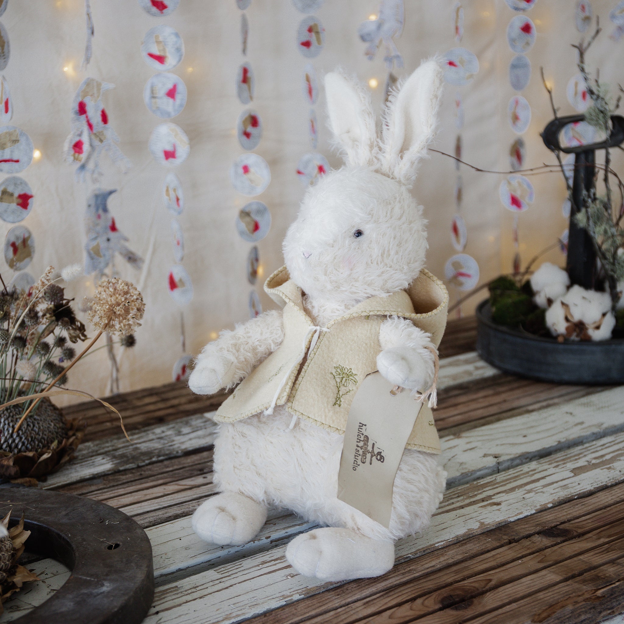 Handmade Hope Hare Figurine - Unique Handcrafted Home Decor for Easter, Spring & Gift Giving - Perfect for Shelf Display, Table Centerpiece & Holiday Decorations
