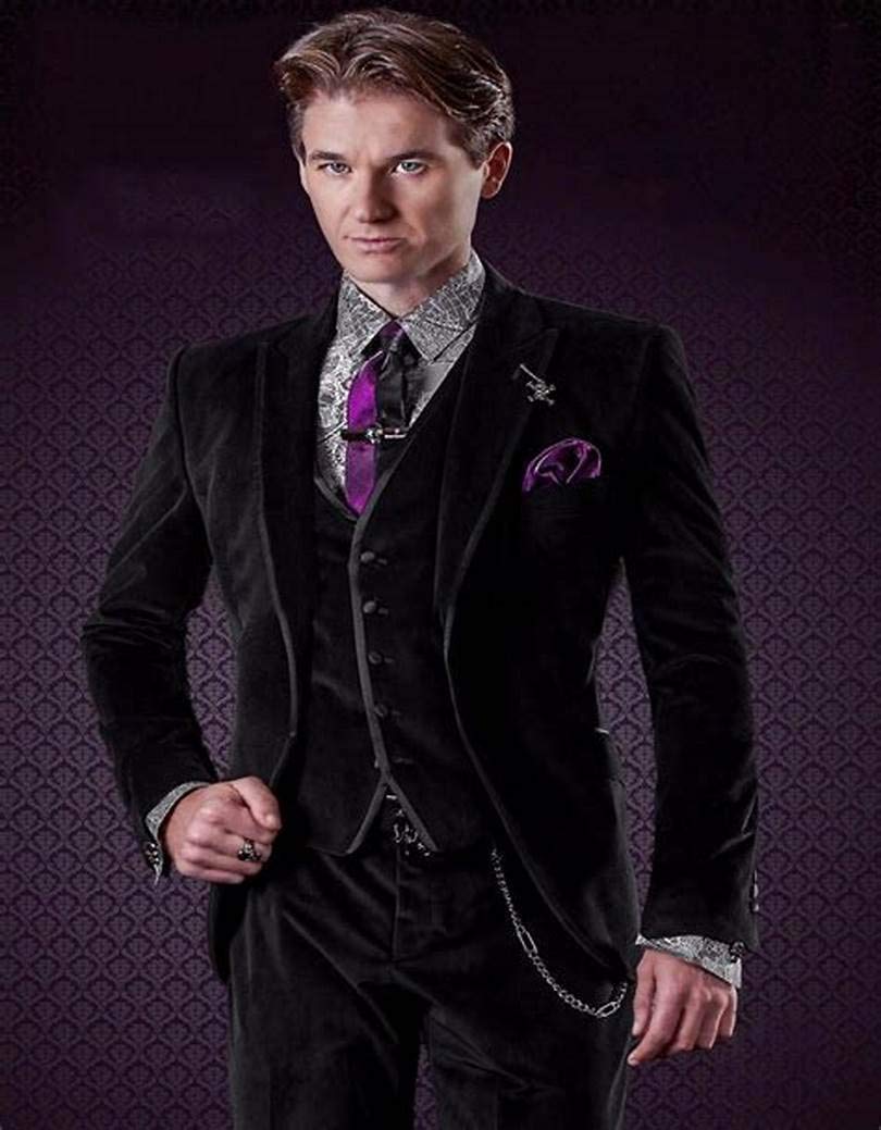 Men's Velvet Suit Set - Peak Lapel Blazer & Pants | Formal Tuxedo for Weddings, Parties & Special Occasions | Premium Velvet Evening Wear