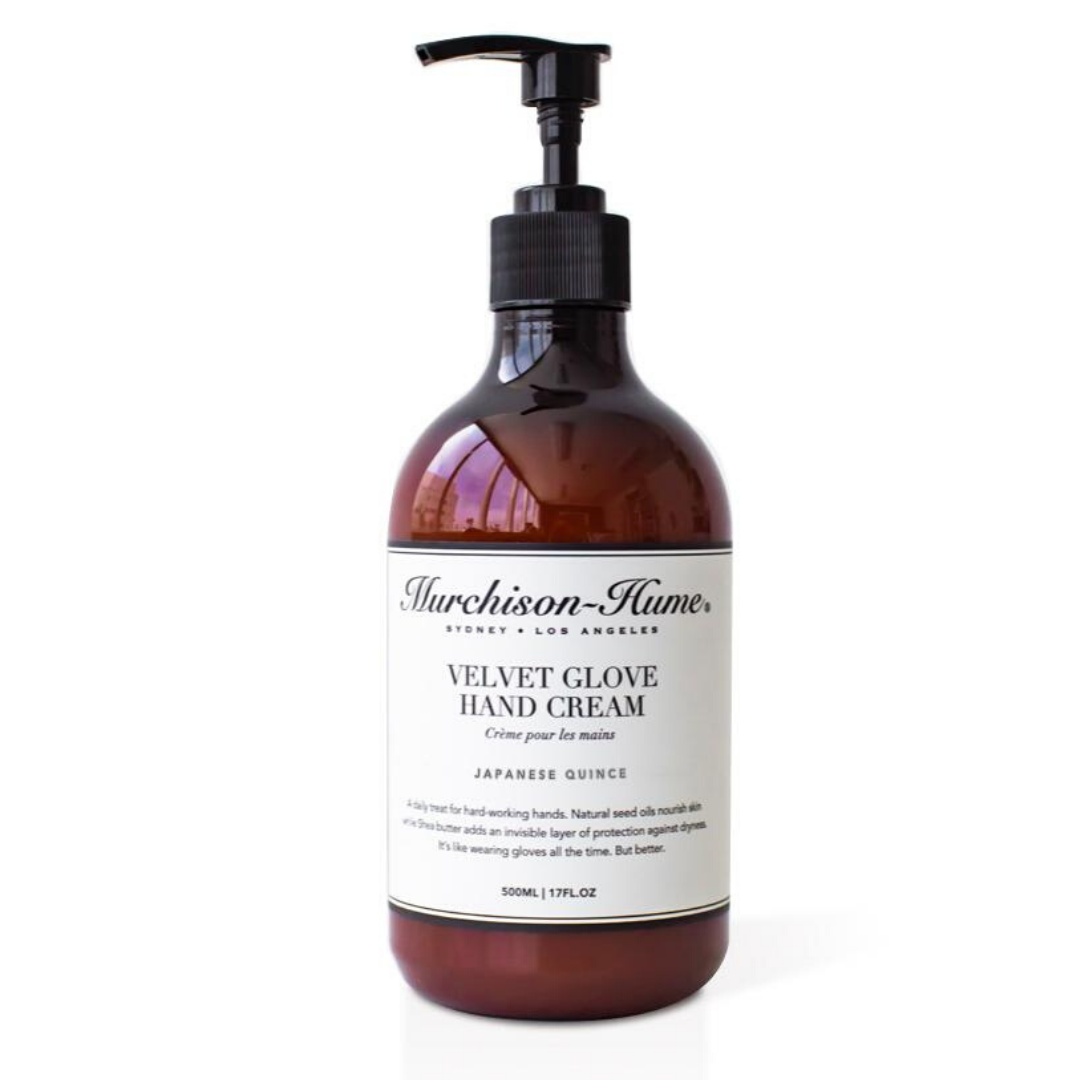 Murchison Hume Velvet Glove Hand Cream with Japanese Quince Extract - Ultra Moisturizing & Nourishing for Dry Skin - Perfect for Winter Care & Daily Hydration