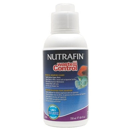 Nutrafin Waste Control Biological Aquarium Cleaner - Natural Water Clarifier for Fish Tanks | Reduces Ammonia & Nitrates | Ideal for Freshwater & Saltwater Aquariums | Perfect for Home, Office & Aquatic Shops