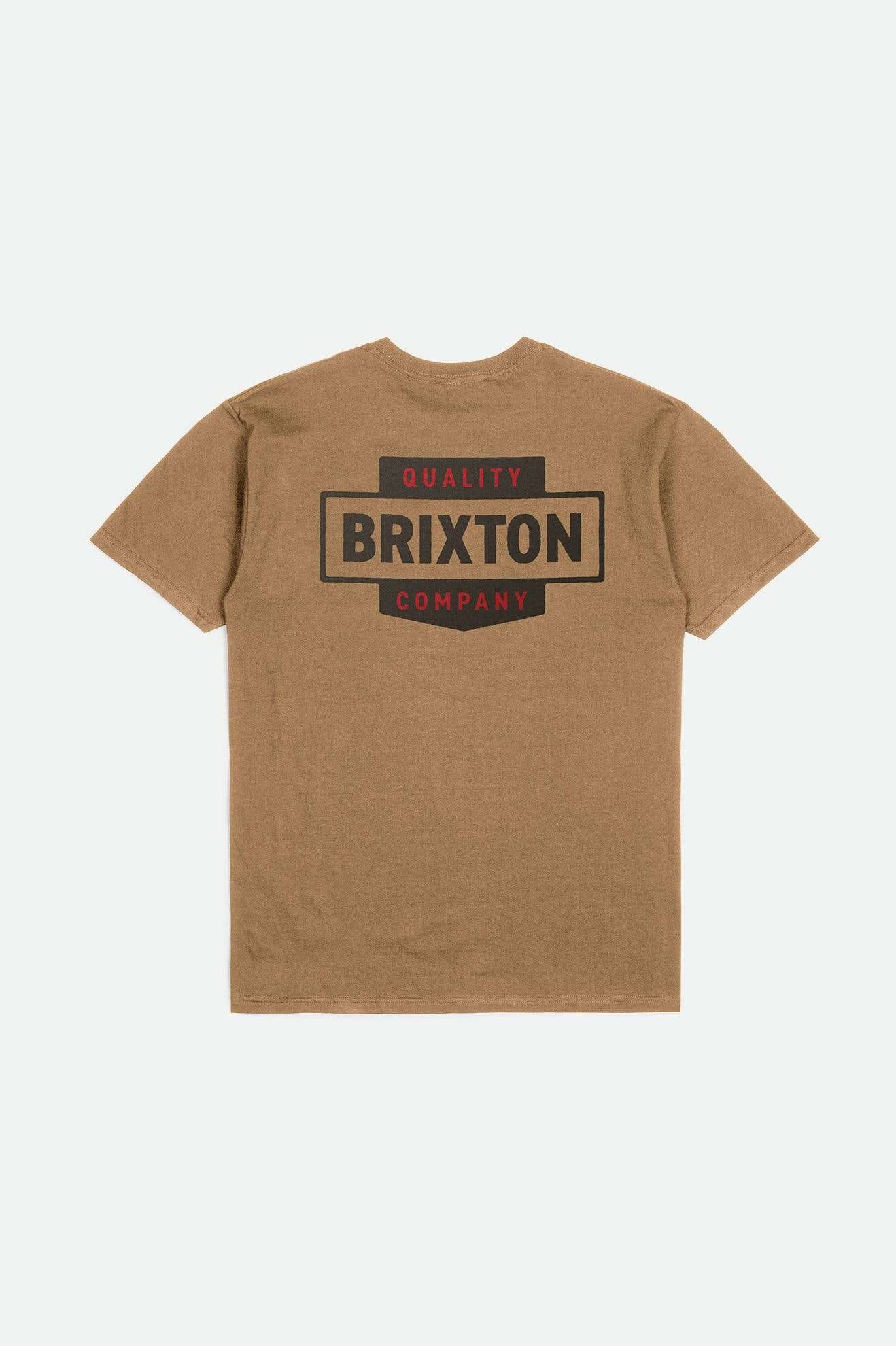 Osborn Short Sleeve Standard T-Shirt for Men - Tobacco Brown Vintage Washed Cotton Tee | Casual Wear, Street Style, Everyday Comfort