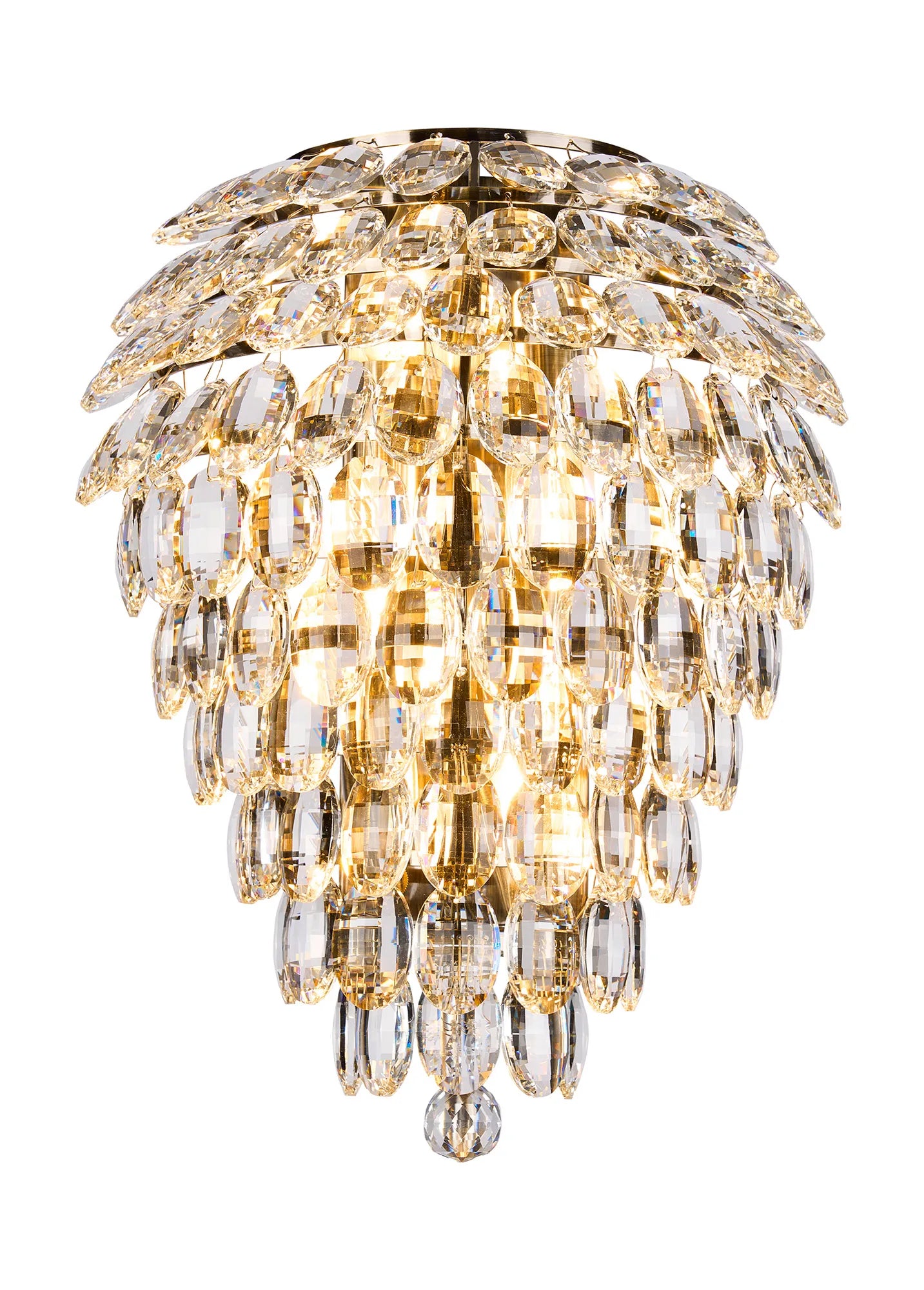 Antique Brass & Clear