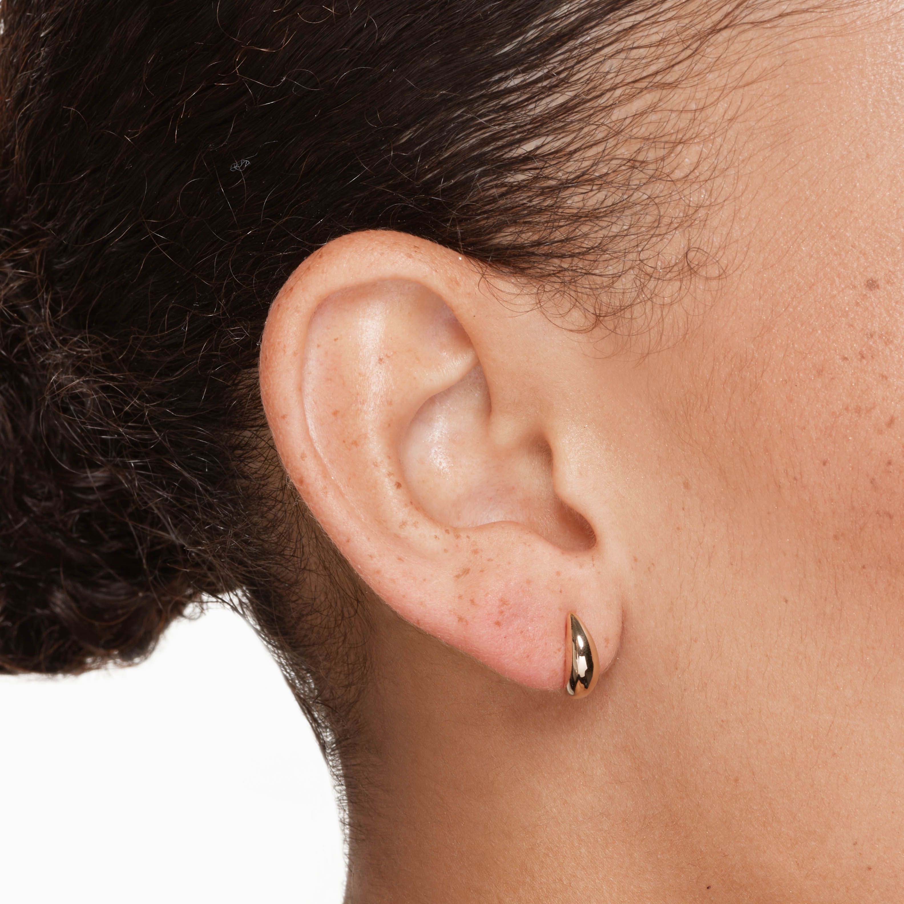 Mini Dome Stud Earrings - 14K Gold Plated Hypoallergenic Earrings for Women, Perfect for Everyday Wear & Special Occasions