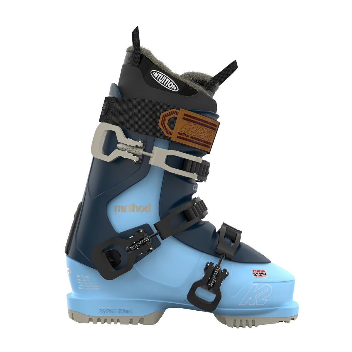 K2 Method W Women's Ski Boots - Lightweight & Comfortable for All-Mountain Skiing - Perfect for Alpine Adventures & Resort Skiing