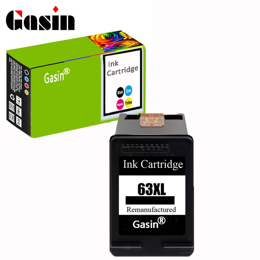 HP 63XL Black Ink Cartridge (1-Pack) - Compatible with HP Deskjet 1110, 1115, 2130, 2135, 3630, 3830 & OfficeJet 4650, 4520 Printers - High-Yield Replacement for Home & Office Printing