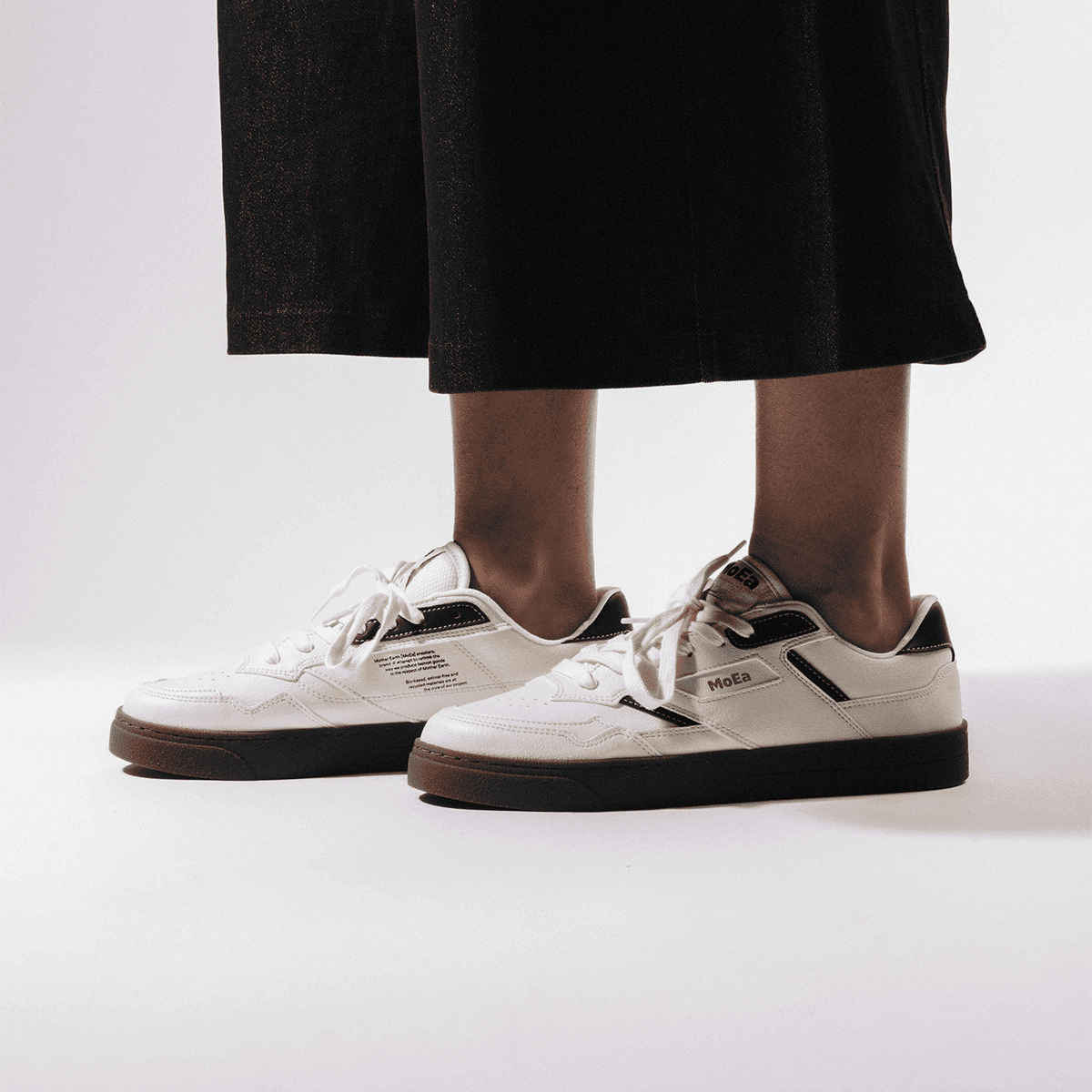 MoEa GEN9 White Black Sneakers - Stylish & Comfortable Running Shoes for Men & Women - Perfect for Gym, Workouts & Casual Wear