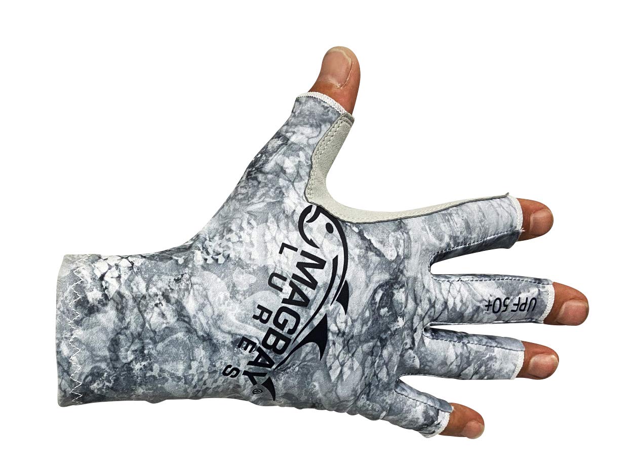 MagBay Lures Fishing Gloves - UV Protection, Flexible & Comfortable for Extreme Conditions - Perfect for Saltwater, Freshwater & Fly Fishing Adventures