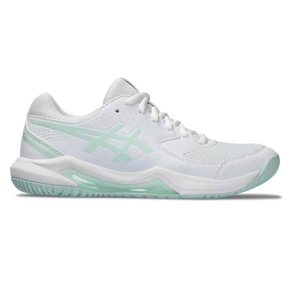 ASICS Gel-Dedicate 8 Women's Tennis Shoes - Lightweight Comfort for Court Performance | White/Pale Blue | Ideal for Tennis, Pickleball & Casual Wear